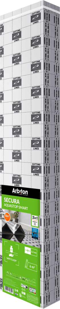 ARBITON SECURA AQUASTOP SMART - Podkłady pod panele laminowane