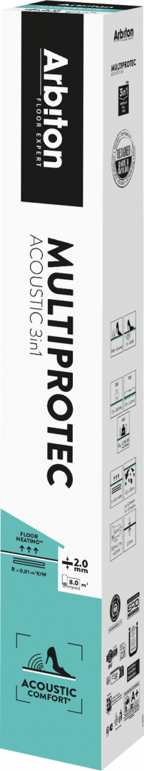 ARBITON MULTIPROTEC ACOUSTIC 3in1 - Podkłady pod panele laminowane