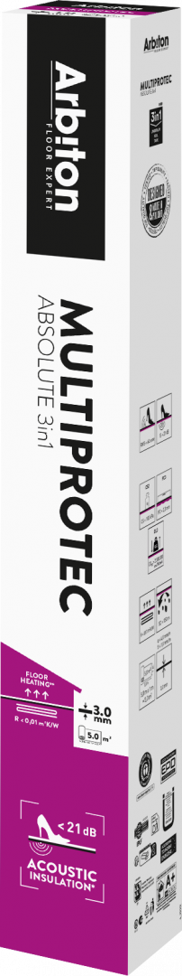 ARBITON MULTIPROTEC ABSOLUTE 3in1 - Podkłady pod panele laminowane