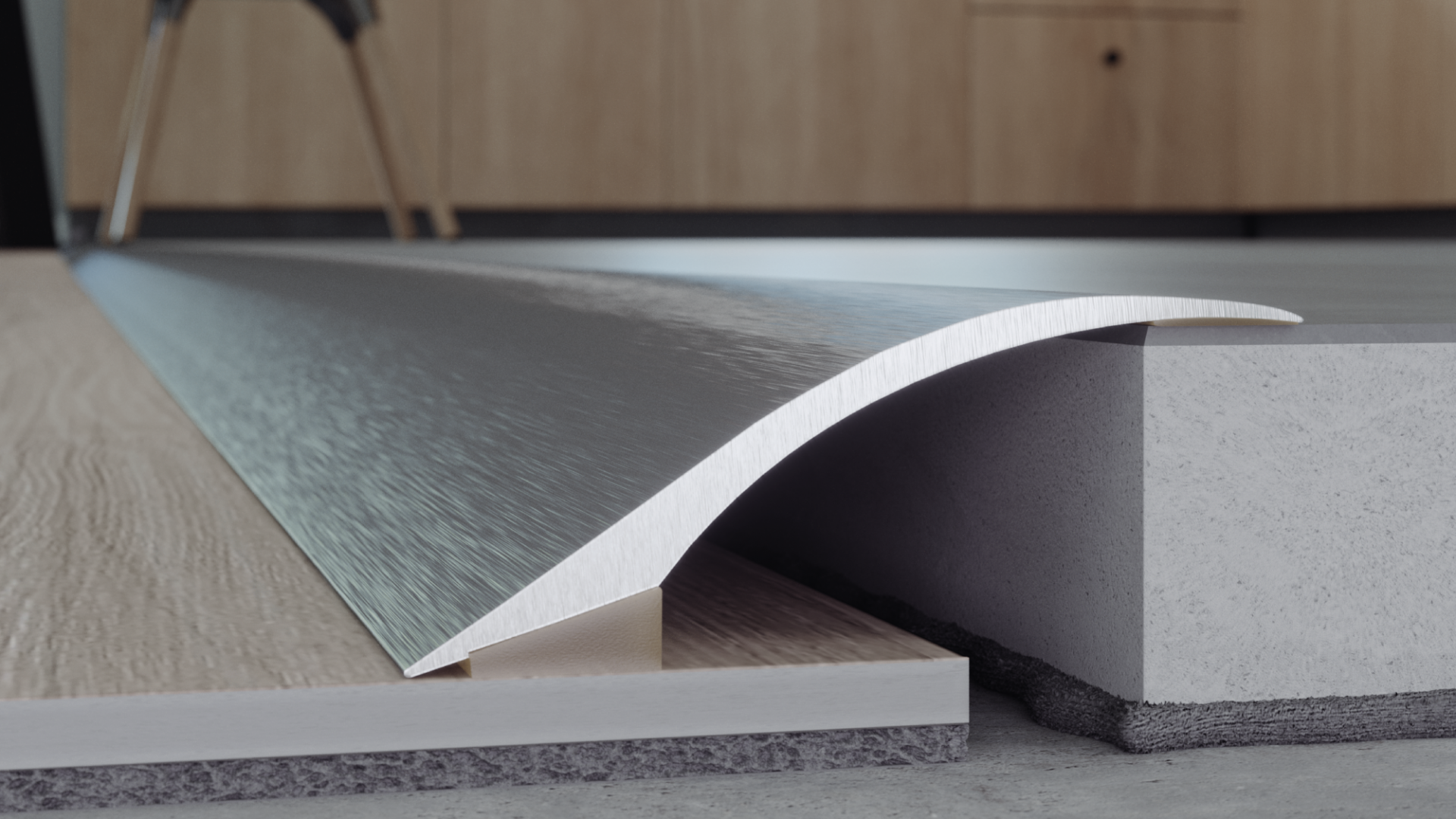 Profil podłogowy Arbiton - PRO 38 SZCZOTKOWANY TYTAN B3 - 0,93 M