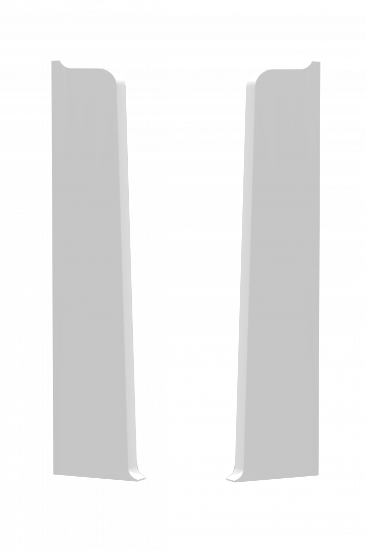 VIGO 80 ZAKOŃCZENIE PRAWE+LEWE - BIAŁY 01 - OPAKOWANIE FOLIOWE