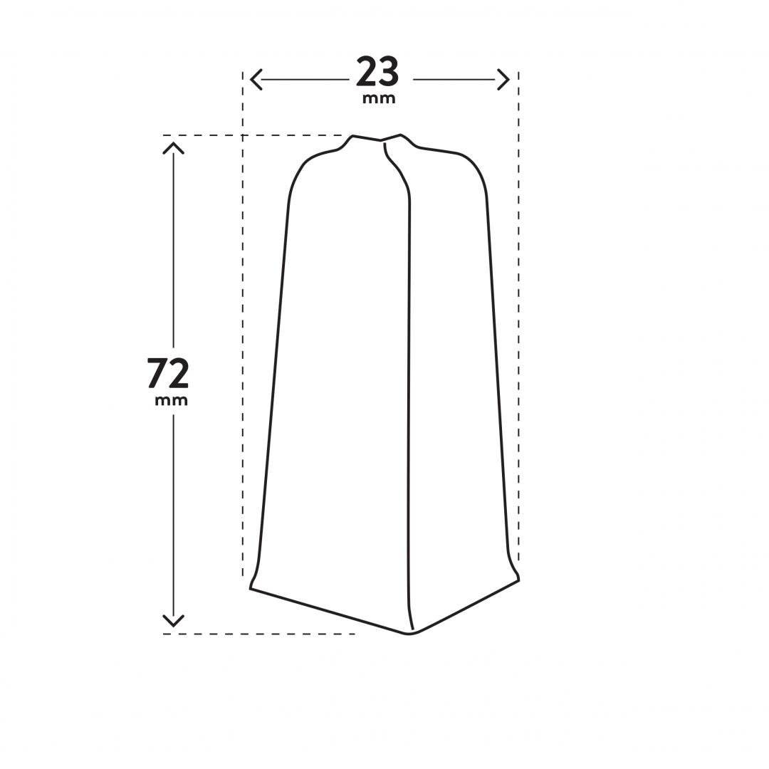 INDO NAROŻNIK ZEWNĘTRZNY - DĄB JERSEY 110 - OPAKOWANIE FOLIOWE