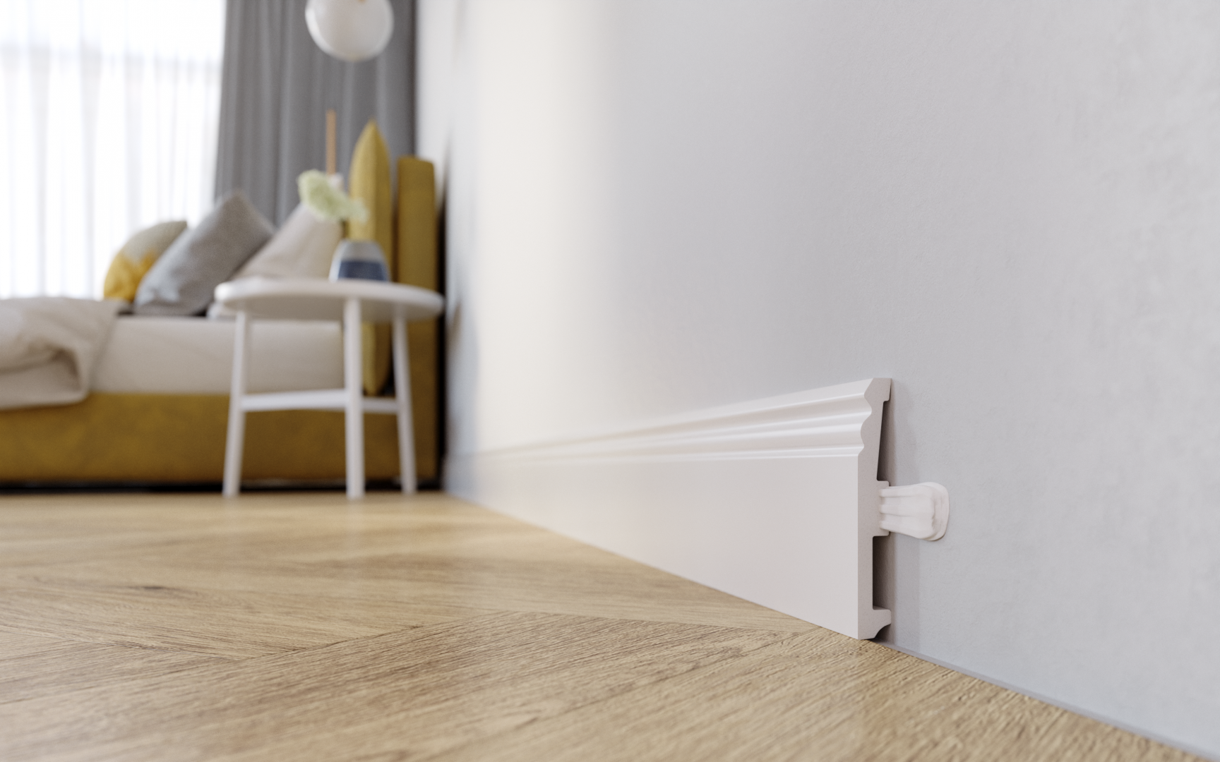 Listwa przypodłogowa Arbiton - STIQ XL BIAŁY ST120