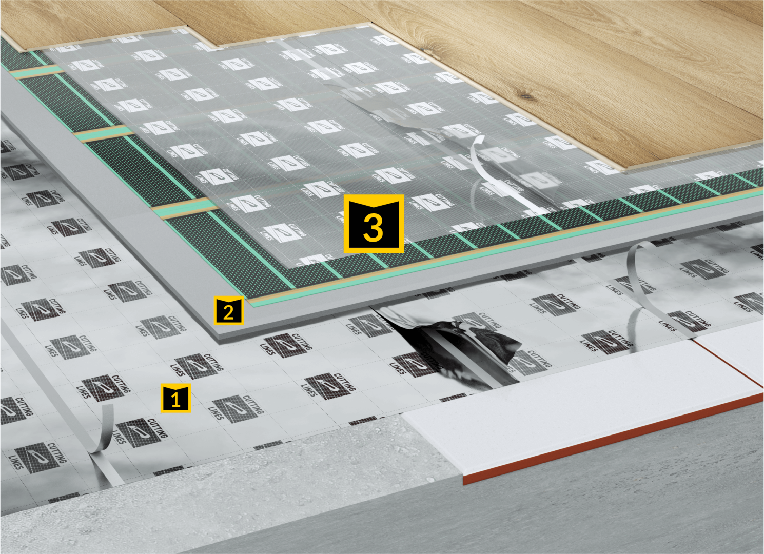 AQUAPROTEC HEATFILM - Energy Saving Flooring System - Paroizolacyjna folia ochronna