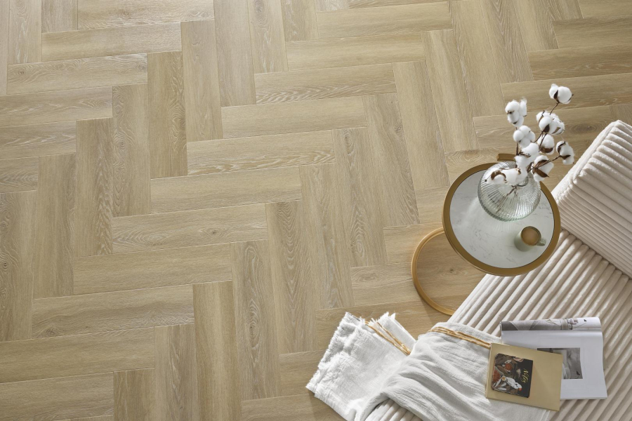 Vinyl flooring Arbiton Amaron Herringbone EIR - DEVENTER OAK - 5mm/0.55mm