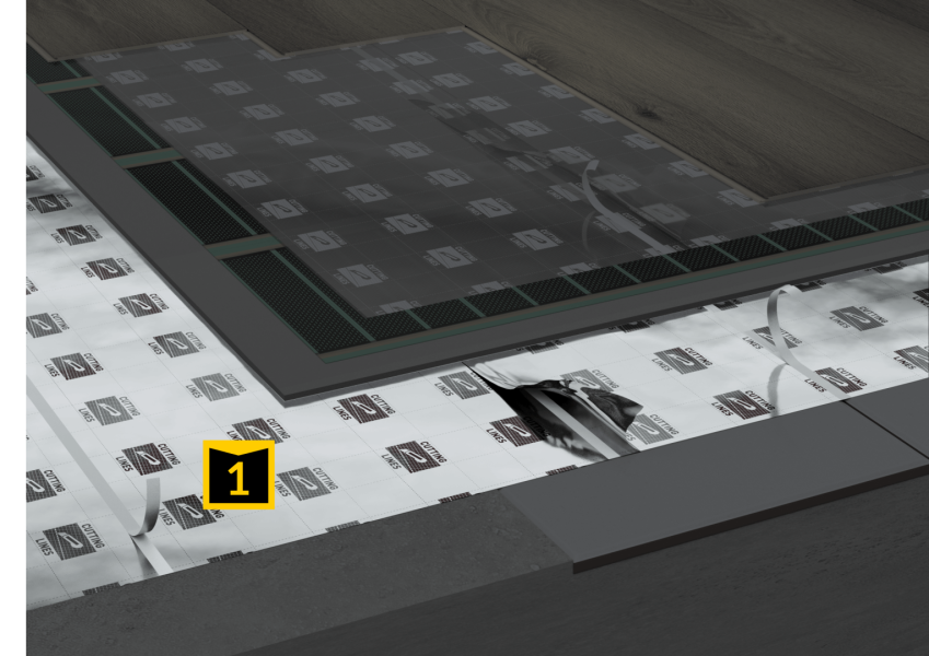 AQUAPROTEC VAPOUR BARRIER - Energy Saving Flooring System - folia paroizolacyjna