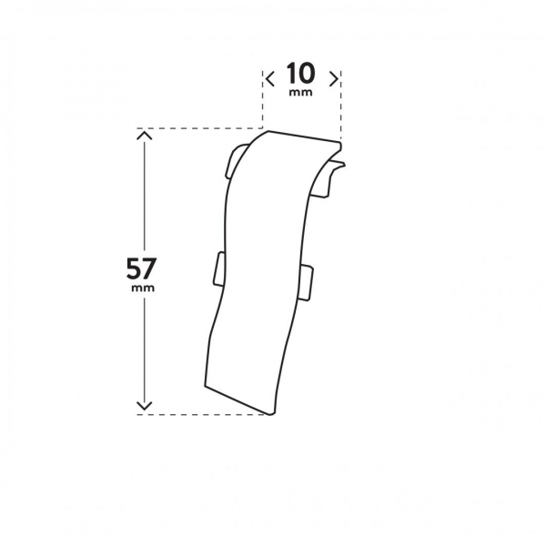 PIÈCE DE JONCTION LM55 CHÊNE NORTH 85 - Arbiton