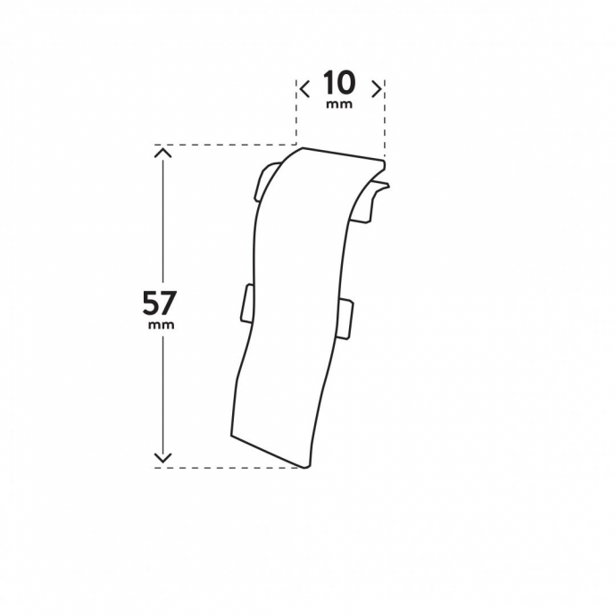 СОЕДИНИТЕЛЬ LM55 ДУБ ПЕСОЧНЫЙ 77 УП. ФОЛ - Arbiton