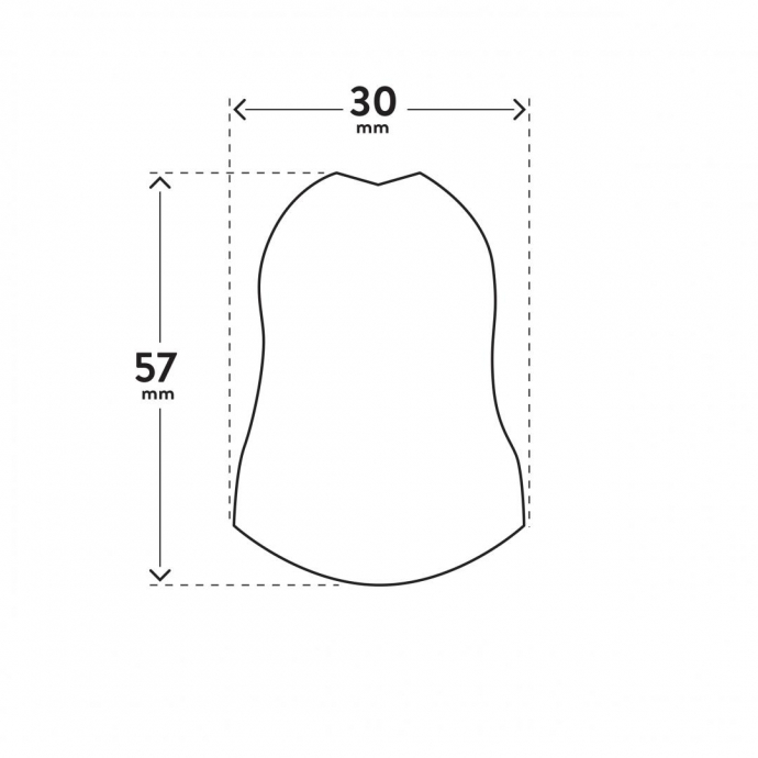 vnější roh LM55 BÍLÁ MATNÁ 101 - Arbiton