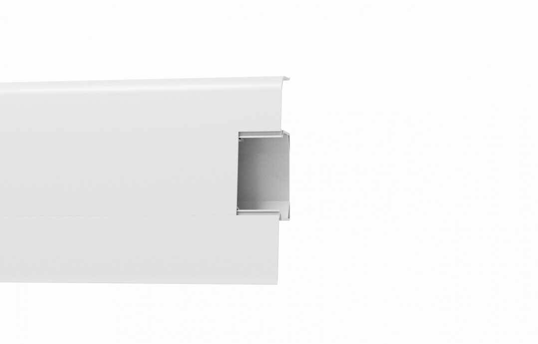 Soklová lišta Arbiton  - LARS BÍLÁ MATNÁ 40