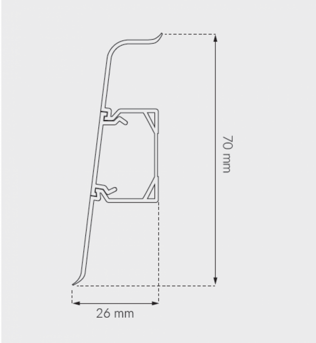 Плинтусы Arbiton  - LARS ДУБ АРЕНА 42