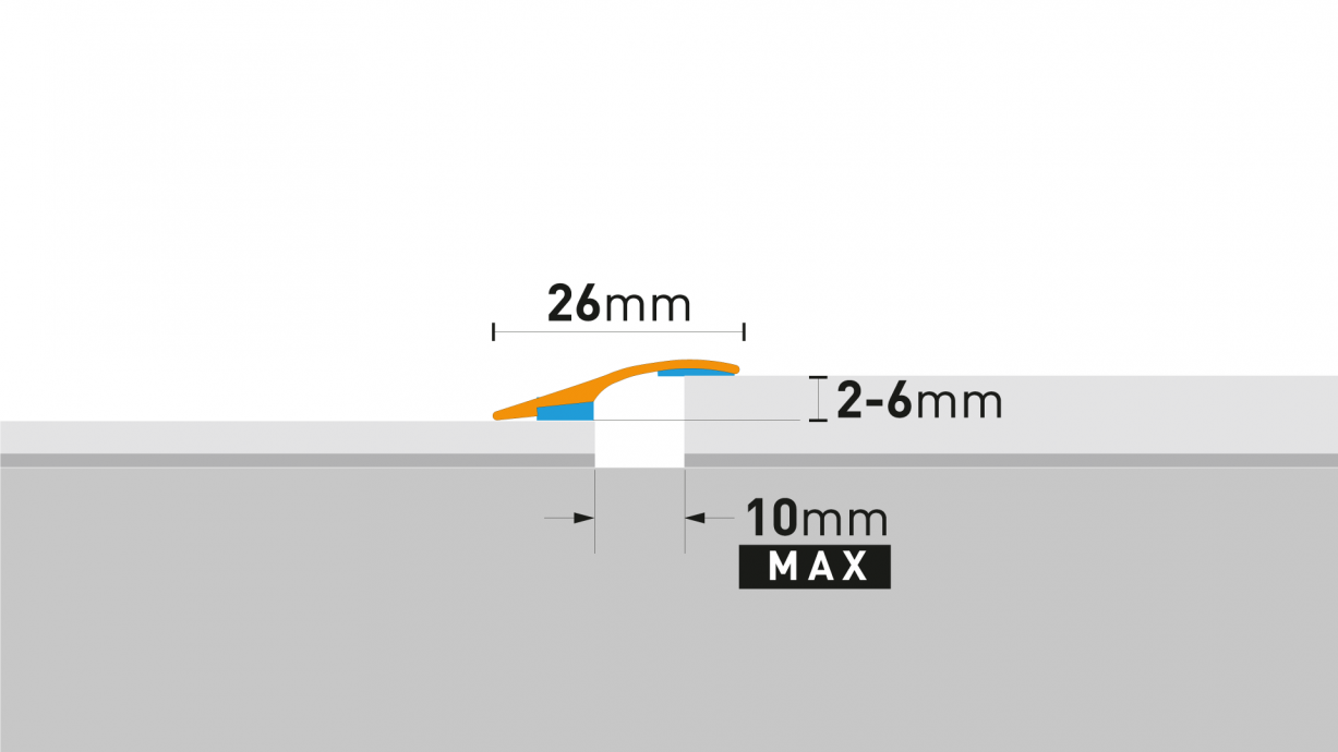 PROFILI Arbiton - PRO 26 ARGENTO SPAZZOLATO B1