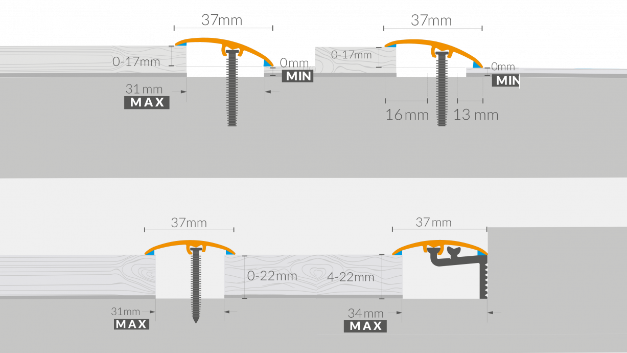 Пороги Arbiton - CS37 ДУБ ФИЛАДЕЛЬФИЯ CS46 - 0,93 M