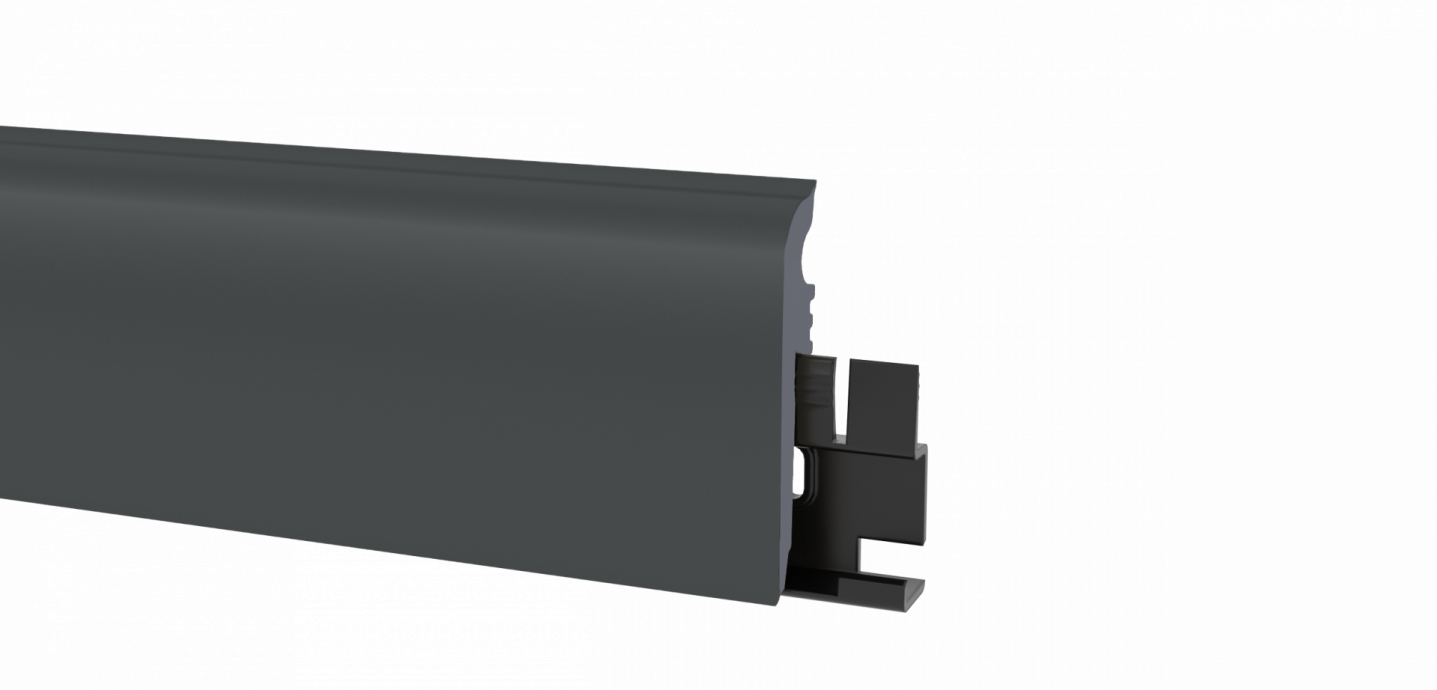 Плинтусы Arbiton  - VIGO 60 АНТРАЦИТ 4