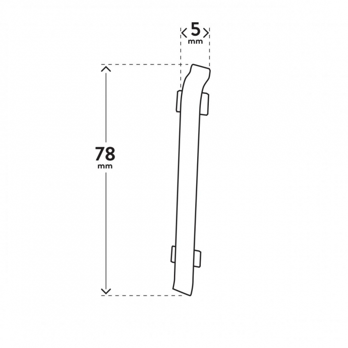 СОЕДИНИТЕЛЬ VIGO 80 БЕЛЫЙ 1 УП. ФОЛ - Arbiton