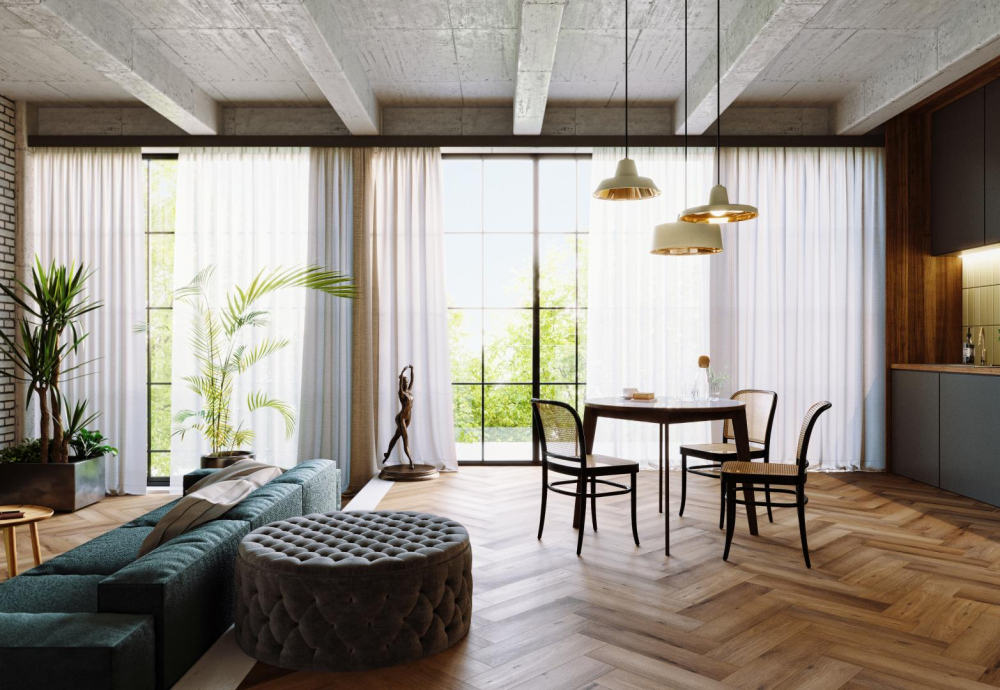 Vinylové podlahy Arbiton Amaron Herringbone - DUB GEORGETOWN H - 5mm/0.55mm