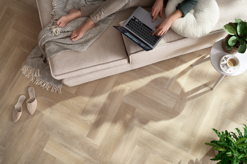 Кварцвиниловая плитка Arbiton Amaron Herringbone - ДУБ ДИРВУД - 5mm/0.55mm
