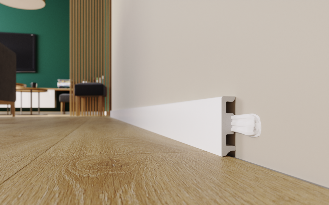 Soklová lišta Arbiton  - STIQ XL BÍLÁ ST610