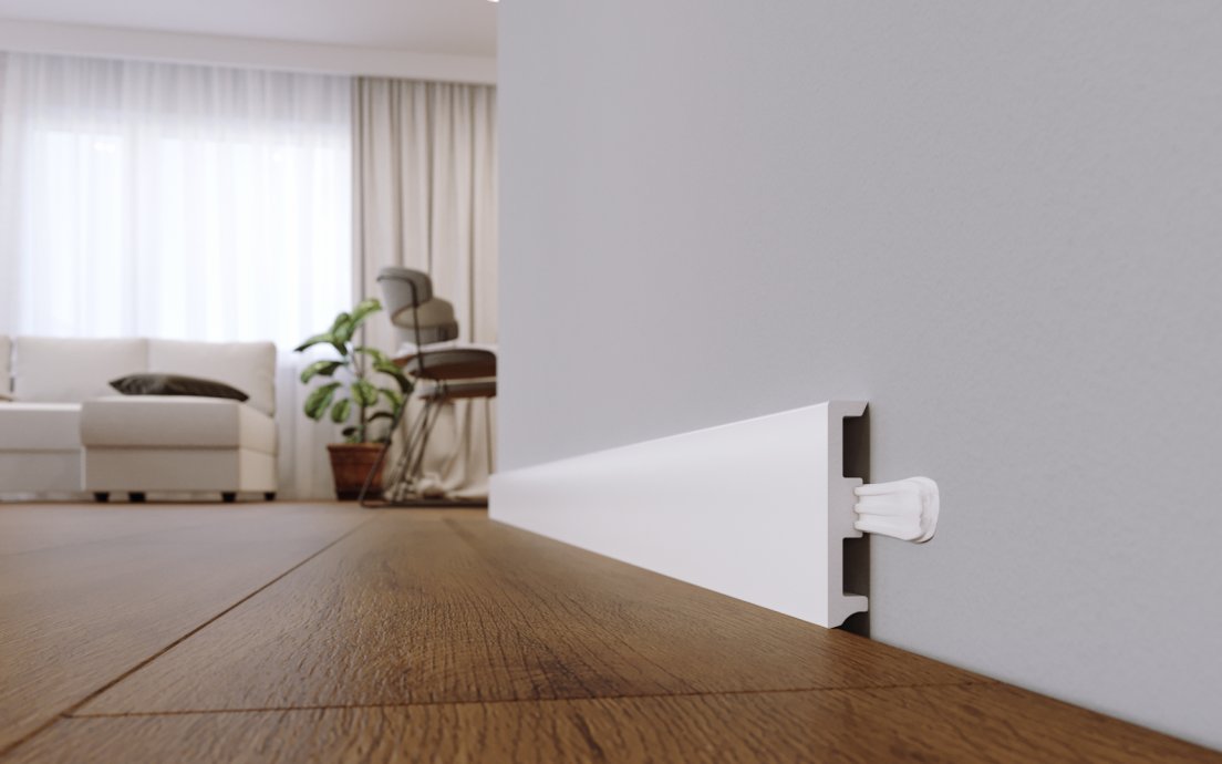 Soklová lišta Arbiton  - STIQ XL BÍLÁ ST810