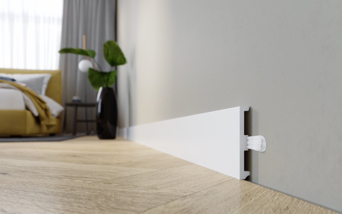 Плинтусы Arbiton - STIQ XL БЕЛЫЙ ST110