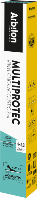 ARBITON MULTIPROTEC VINYL CLICK ACOUSTIC - Base aislante para suelo vinilico