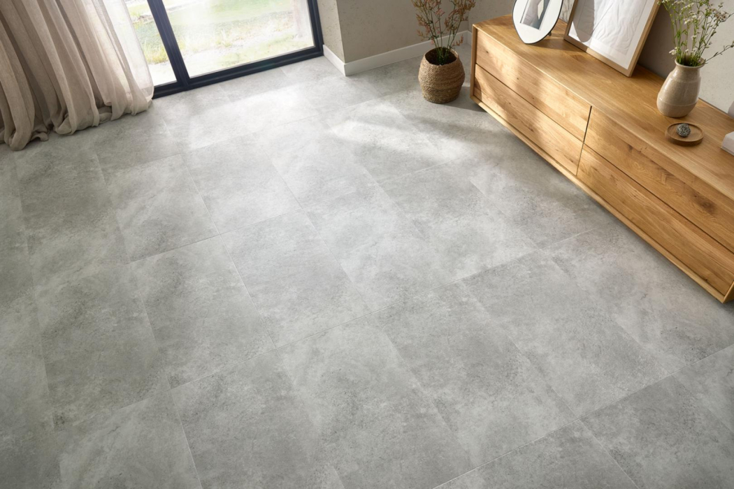 Vinylboden Naturstein - Ribeira Silber 5mm