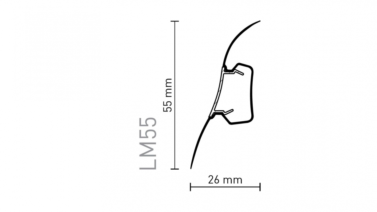 Plinthes Arbiton  - LM55 CHÊNE ALASKAN 34