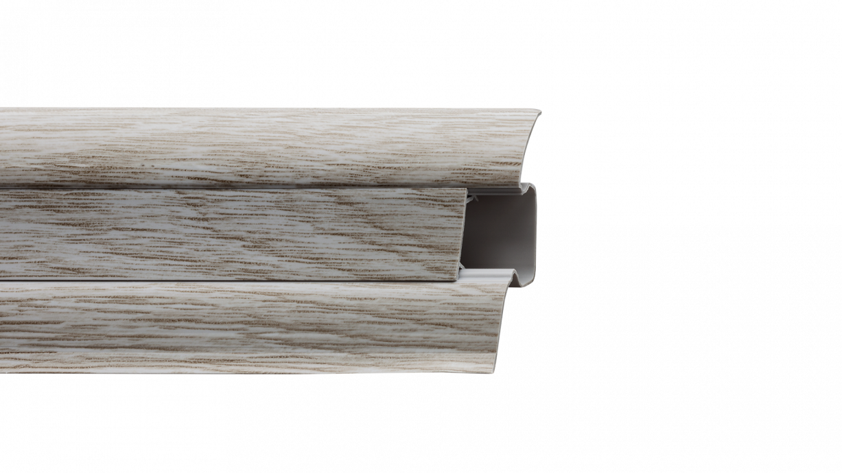Soklová lišta Arbiton  - LM55 ŠEDÁ ACACIA 45