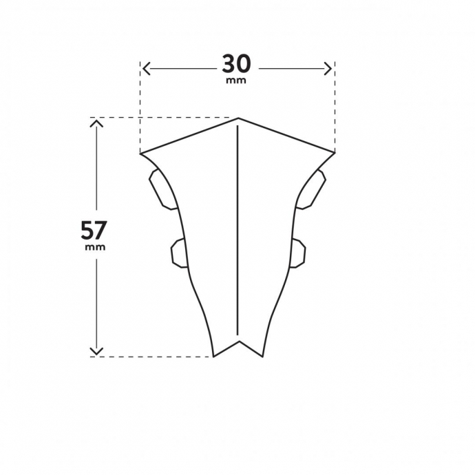Internal corner LM55 BELFAST OAK 49 PACK - Arbiton