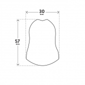 vnější roh LM55 DUB COUNTRY 58 - Arbiton