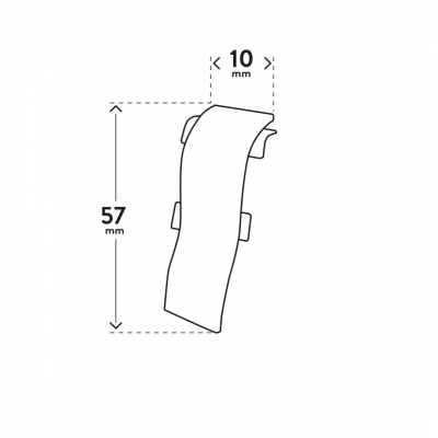 PIÈCE DE JONCTION LM55 CHÊNE COUNTRY 58 - Arbiton