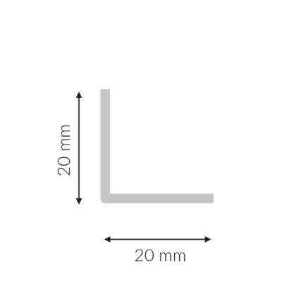 LK-KĄTOWNIK 20X20 BIAŁY