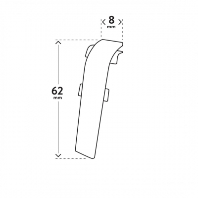 Verbinder LM60 ANTIC EICHE 16 - Arbiton