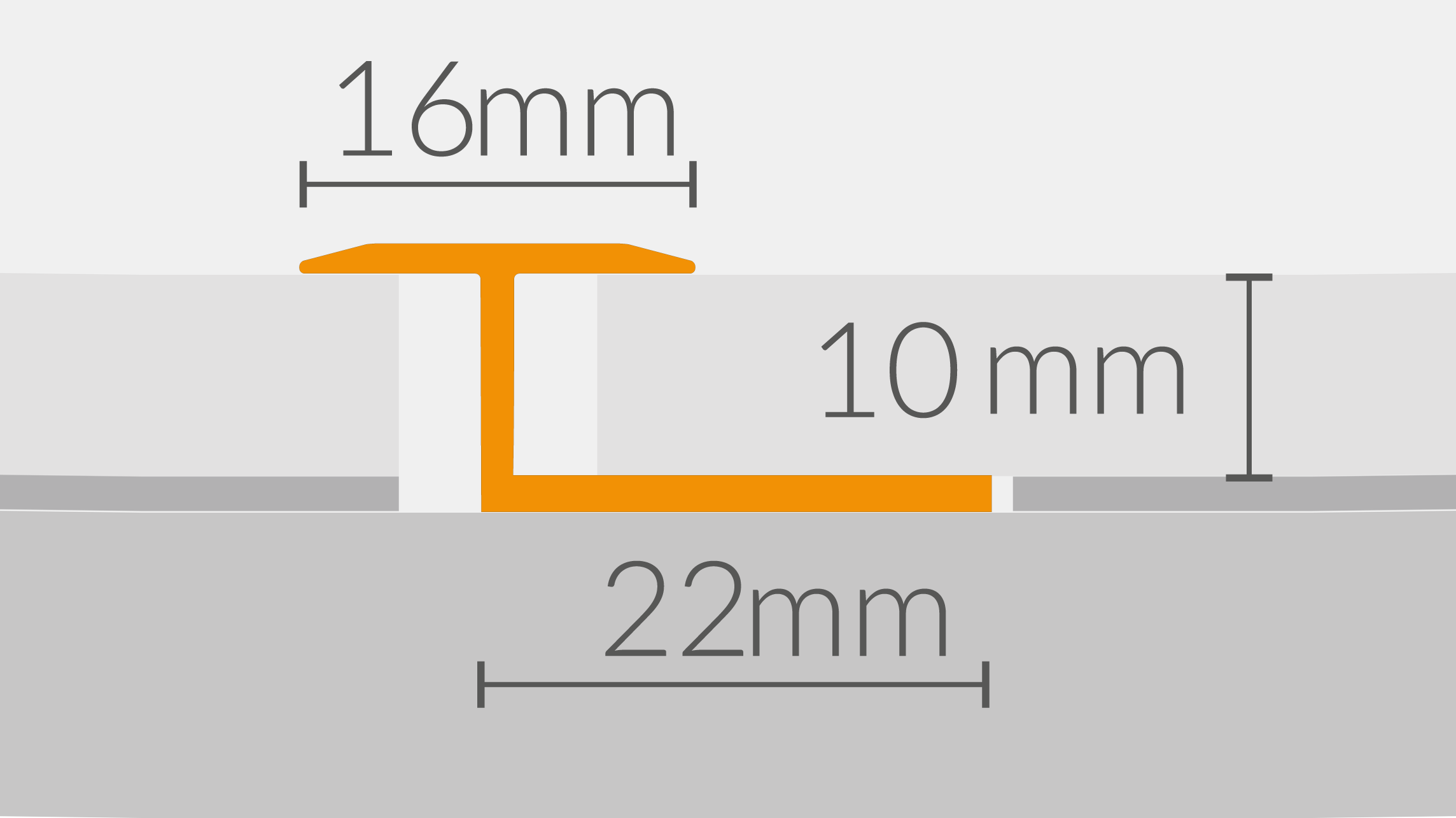 Floor profile Arbiton - FL16 WHITE OAK W1 - 2,5 M