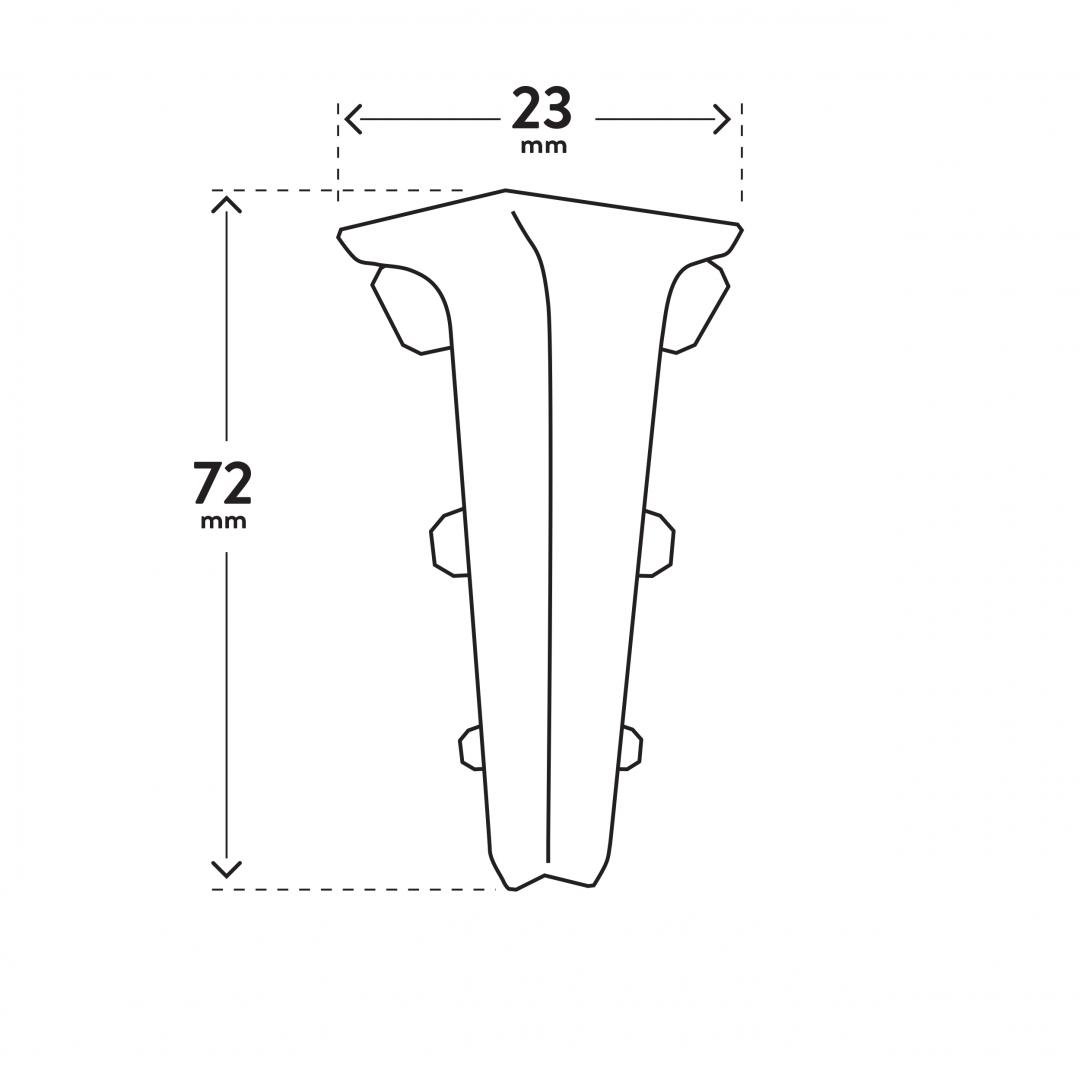 vnitřní roh INDO BILÝ LESK 1 - Arbiton
