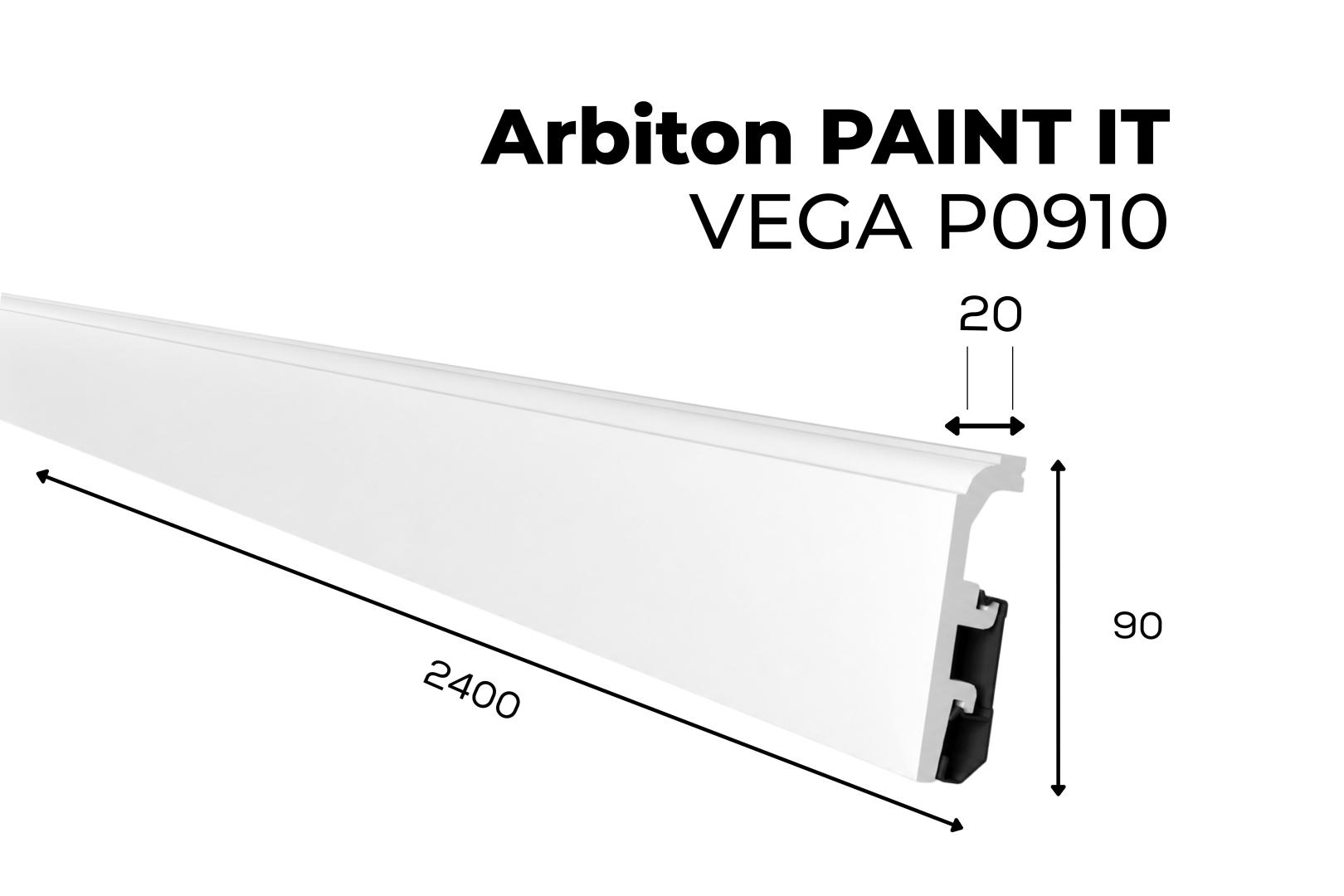 Golvlister Arbiton  - VEGA VIT P0910