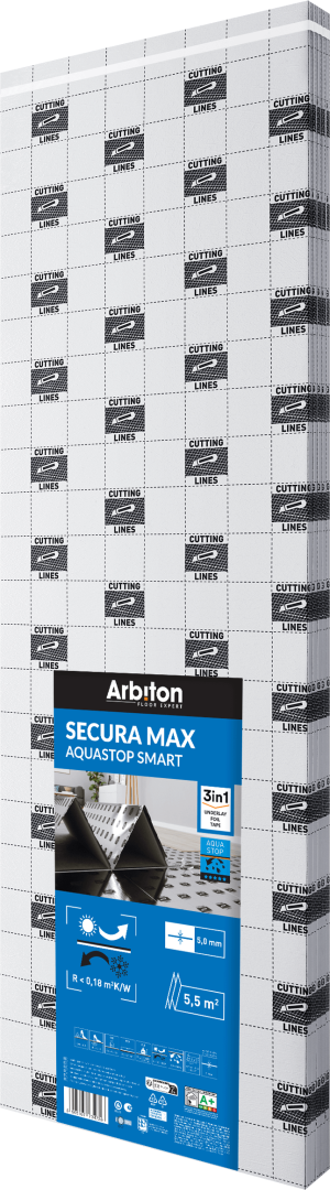 ▷ Base aislante Arbiton Secura Max Smart 5mm para suelos