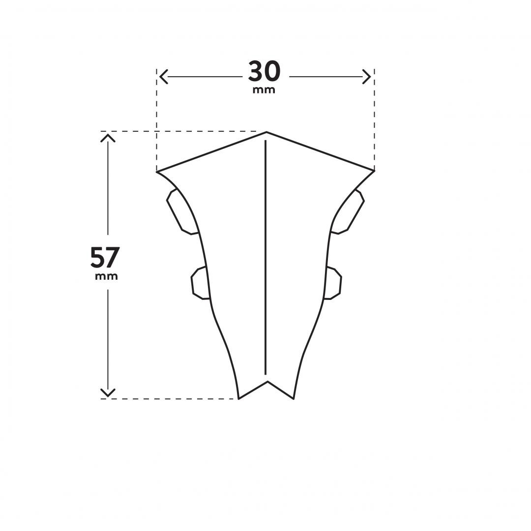 Internal corner LM55 SARDINIA OAK 104 PACK - Arbiton