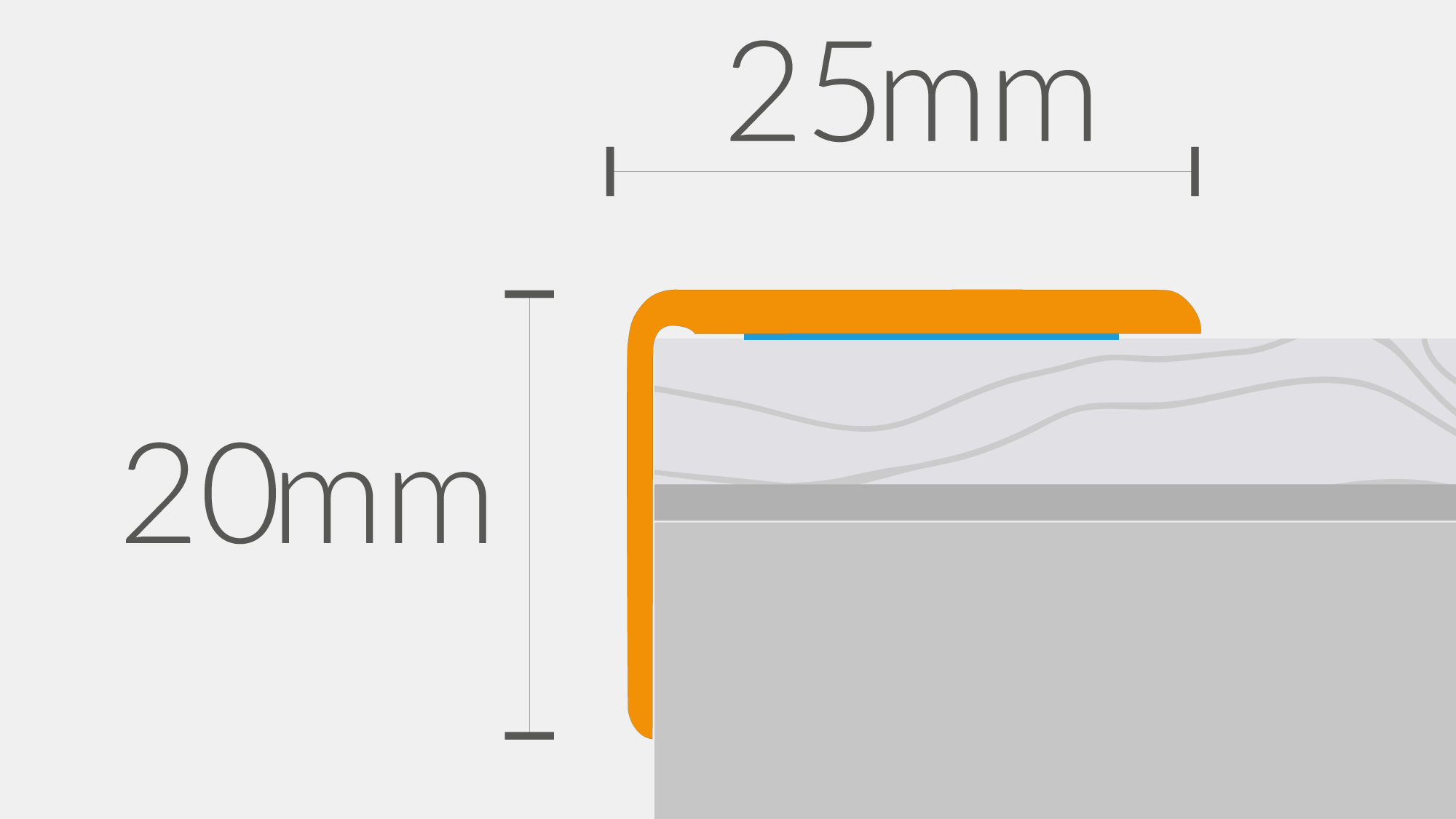 Floor profile Arbiton - CS2 GOLD A2 - 1,2 M