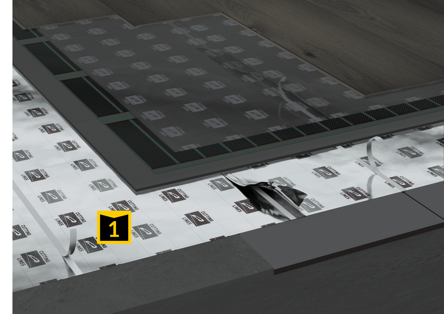 AQUAPORTEC VAPOUR BARRIER - Energy Saving Flooring System