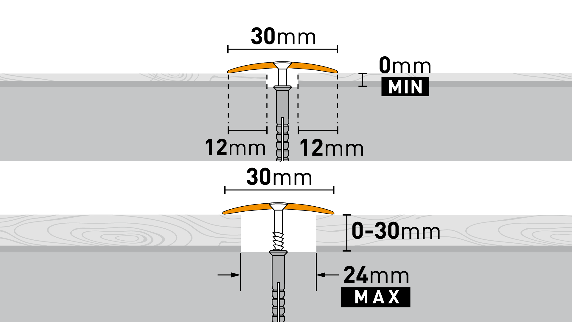 Floor profile Arbiton - PR3 SILVER A1 - 0,93 M